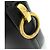 Mini Bolsa Bucket LE 37 em pele de cordeiro preta Saint Laurent Preto - vista 10
