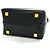 Mini Bolsa Bucket LE 37 em pele de cordeiro preta Saint Laurent Preto - vista 3