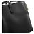 Mini Bolsa Bucket LE 37 em pele de cordeiro preta Saint Laurent Preto - vista 8