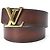 Cintura Louis Vuitton LV Initials da uomo Marrone