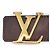 Cintura Louis Vuitton LV Initials da uomo Marrone - vista 2