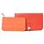 Hermès Cartera larga Dogon Duo GM en piel Swift bi-fold Roja