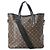 Borsa Tote Louis Vuitton Monogram Macassar Davis Marrone