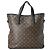 Borsa Tote Louis Vuitton Monogram Macassar Davis Marrone - vista 2