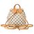 Zaino Louis Vuitton Damier Azur Speron Bianco - vista 2