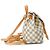 Zaino Louis Vuitton Damier Azur Speron Bianco - vista 3
