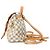 Zaino Louis Vuitton Damier Azur Speron Bianco - vista 4