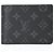 Louis Vuitton Monogram Eclipse Bi-fold Wallet Schwarz - Ansicht 2