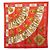 Hermès Sciarpa/Foulard Hermes Carre 90 Cliquetis Bianco Rosso