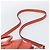 Céline Bolso CELINE Luggage Nano Shopper de cuero 2way Naranja Plata Auth ka5539A - vista 10