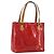 LOUIS VUITTON Borsa Monogram Vernis Houston Rouge M91092 LV Auth 194707 Rosso