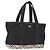 Borsa a Mano BURBERRY Nova Check Denim Nero Argento Auth bs36454