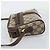 Borsa a Spalla GUCCI GG Supreme Web Sherry Line PVC Beige Oro Auth 194659A D'oro - vista 4