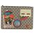Borsa Courier GUCCI GG Supreme Web Sherry Line in PVC Beige Oro 474083 Auth 194145V - vue 2