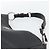 Borsa a tracolla PRADA Vittero Dino Leather Nero Argento Aut 194853SAV - vista 8