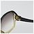 Occhiali da sole BALENCIAGA in plastica nero e oro Auth BA14253A D'oro - vista 11
