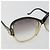 Occhiali da sole BALENCIAGA in plastica nero e oro Auth BA14253A D'oro - vista 6