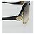 Occhiali da sole BALENCIAGA in plastica nero e oro Auth BA14253A D'oro - vista 8