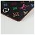 LOUIS VUITTON Monogram Multicolor Etui Hand Mirror Black M92651 LV Auth 194718V Nero - vista 11
