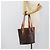 Céline Bolsa Tote CELINE Macadam em PVC e couro marrom com detalhes dourados Auth BA14737 - vista 23