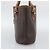 Céline Bolsa Tote CELINE Macadam em PVC e couro marrom com detalhes dourados Auth BA14737 - vista 5