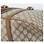 Borsa Boston GUCCI GG Supreme Web Sherry Line PVC Beige Oro Auth 193576A D'oro - vista 12
