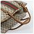Borsa Boston GUCCI GG Supreme Web Sherry Line PVC Beige Oro Auth 193576A D'oro - vista 7