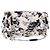 CHANEL Matelasse 25 Airline Shoulder Bag Canvas White Silver CC Auth 195026SAM Argento Bianco