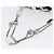 CHANEL Matelasse 25 Airline Shoulder Bag Canvas White Silver CC Auth 195026SAM Argento Bianco - vista 7