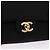 CHANEL Matelasse Double Flap Chain Shoulder Bag Cotton Black Gold Tone CC Auth 194097 Nero - vista 14