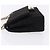 CHANEL Matelasse Double Flap Chain Shoulder Bag Cotton Black Gold Tone CC Auth 194097 Nero - vista 5