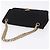 CHANEL Matelasse Double Flap Chain Shoulder Bag Cotton Black Gold Tone CC Auth 194097 Nero - vista 6