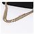 CHANEL Matelasse Double Flap Chain Shoulder Bag Cotton Black Gold Tone CC Auth 194097 Nero - vista 7