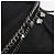 Borsa a Spalla Jimmy Choo in Pelle Nera Argento Auth bs36091A Nero - vista 14