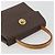 Céline Borsa CELINE Macadam Canvas Star ball PVC Pelle Marrone Oro Auth 195298 D'oro - vista 6