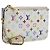 LOUIS VUITTON Monogram Multicolor Pochette Cles NM White M93733 LV Auth 195617V Bianco