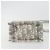 Christian Dior Trotter Canvas Book Tote Mini 2way Gray Gold Auth 193902 Marrone D'oro - vista 11