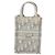 Christian Dior Trotter Canvas Book Tote Mini 2way Gray Gold Auth 193902 Marrone D'oro - vista 2