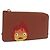 LOEWE x Studio Ghibli Howl's Moving Castle Porta-cartões Calcifer Auth 167455SM Marrom Vermelho