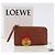 LOEWE x Studio Ghibli Howl's Moving Castle Porta-cartões Calcifer Auth 167455SM Marrom Vermelho - vista 12