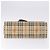 BURBERRY Nova Check blauer Tote Bag PVC Beige Gold Auth 194843V Golden - Ansicht 10