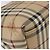 BURBERRY Nova Check blauer Tote Bag PVC Beige Gold Auth 194843V Golden - Ansicht 13