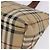 BURBERRY Nova Check blauer Tote Bag PVC Beige Gold Auth 194843V Golden - Ansicht 14
