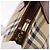 BURBERRY Nova Check blauer Tote Bag PVC Beige Gold Auth 194843V Golden - Ansicht 15