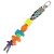 LOUIS VUITTON Portachiavi LV Play Key Ring metal Multicolor MP3450 Auth 195533M Multicolore - vista 13