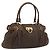 Borsa Salvatore Ferragamo Gancini in pelle marrone oro Auth 193788 D'oro