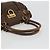 Borsa Salvatore Ferragamo Gancini in pelle marrone oro Auth 193788 D'oro - vista 7