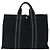 Hermès Borsa Fourre Tout HERMES MM Tela Nero Argento Autentica gh2247A - vista 2