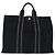 Hermès Borsa Fourre Tout HERMES MM Tela Nero Argento Autentica gh2247A - vista 3