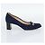 Décolleté TOD'S Suede 37 Navy Gold Auth 193711M D'oro Blu navy - vista 15